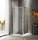 GF129 - 1200x900 Semi Frameless Shower Screen